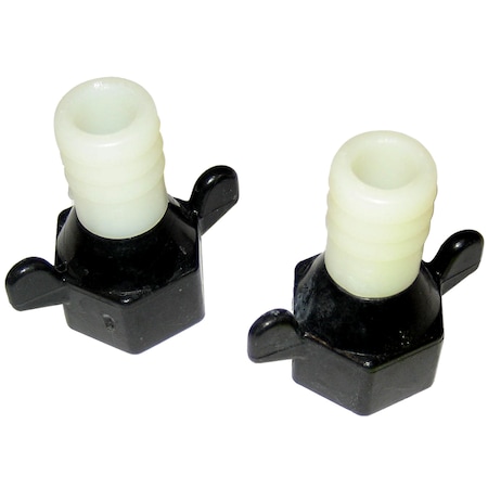 Pentair Shurflo Straight Fitting Wingnut Swivel - 1/2"-14NPT(F) x 5/8"Barb 94-181-02